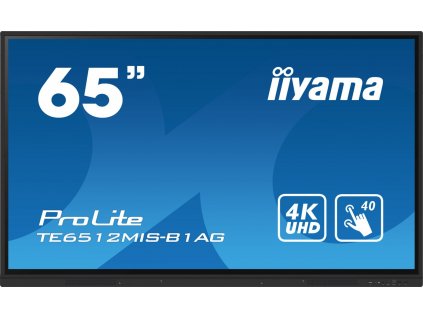 65" iiyama TE6512MIS-B1AG:IPS,4K UHD,Android,24/7