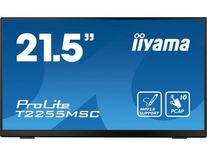 22" LCD iiyama T2255MSC-B1:PCAP,IPS,FHD,HDMI