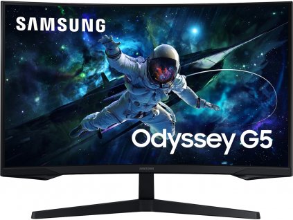 SAMSUNG MT LED LCD Gaming Monitor 32" Odyssey LS32CG552EUXEN -prohnutý, VA,1ms,165Hz,2560x1440,HDMI,Display Port