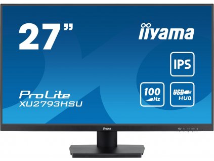 iiyama ProLite/XU2793HSU-B6/27"/IPS/FHD/100Hz/1ms/Black/3R