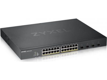 Zyxel XGS1930-28HP 28-port Smart Managed PoE Switch, 24x gigabit RJ45, 4x 10GbE SFP+, PoE budget 375W