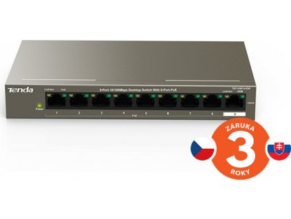 Tenda TEF1109P-8-63W - PoE AT Switch