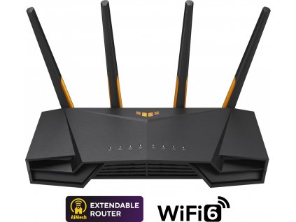 ASUS TUF-AX3000 V2 (AX3000) WiFi 6 Extendable Gaming Router, 2.5G port, AiMesh, 4G/5G Mobile Tethering
