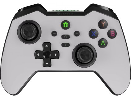 Bezdrátový gamepad Genesis MANGAN 400 pro PC/Switch/Mobil, bílý