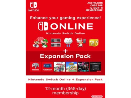 ESD Nintendo Switch Online 365 Dní Individual Memb
