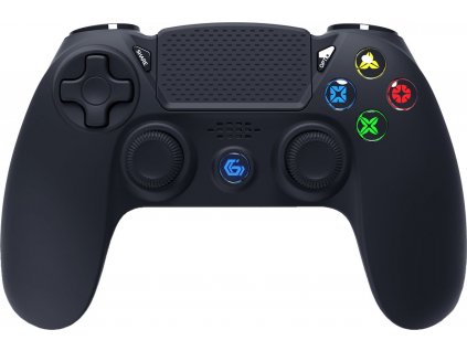 GEMBIRD gamepad JPD-PS4BT-01, vibrační, bezdrátový, PC/PS4, micro-USB