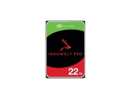 SEAGATE HDD 22TB IRONWOLF PRO (NAS), 3.5", SATAIII, 7200 RPM, Cache 512MB