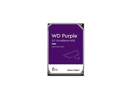 WD PURPLE WD64PURZ 6TB SATA/600 256MB cache, Low Noise, CMR