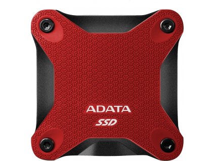 ADATA Externí SSD 512GB SD620, USB Micro-B, USB 3.2 Gen 2, R:520/W:460MB/s, červená
