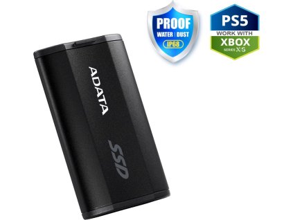 ADATA External SSD 500GB SD810 USB 3.2 USB-C, Černá