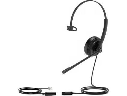 Yealink YHS34 Mono náhlavní souprava na jedno ucho s QD-RJ9 konektory