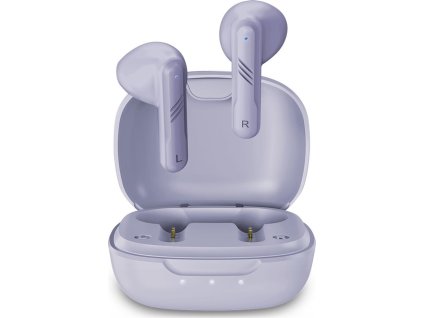 GENIUS bezdrátový headset TWS HS-M905BT Light Purple/ Bluetooth 5.3/ USB-C nabíjení/ fialová