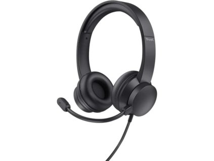TRUST sluchátka s mikrofonem Ayda PC headset, USB