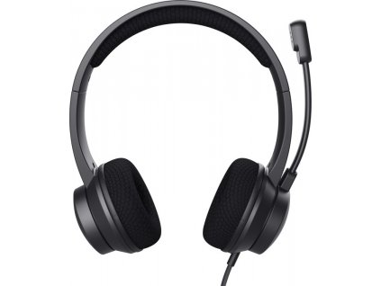 TRUST sluchátka s mikrofonem Ayda PC headset, USB, EKO Produkt, Noise-Cancelling