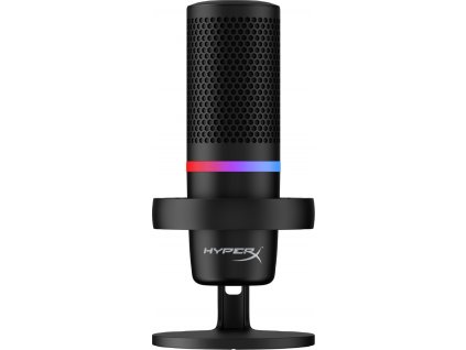 HyperX DuoCast - USB Microphone (Black) - RGB Lighting (HMID1R-A-BK/G) - Mikrofon