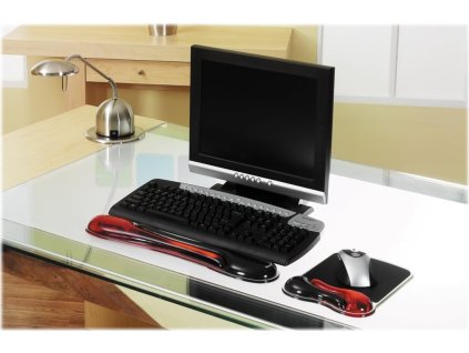KENSINGTON 62402 Kensington podložka pod myš Duo Gel Mouse Pad - červeno-černá