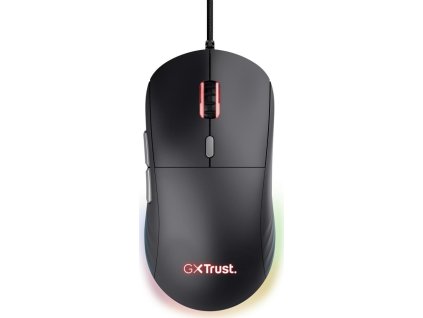 TRUST myš GXT925 Redex II Gaming Mouse, optická, RGB, černá