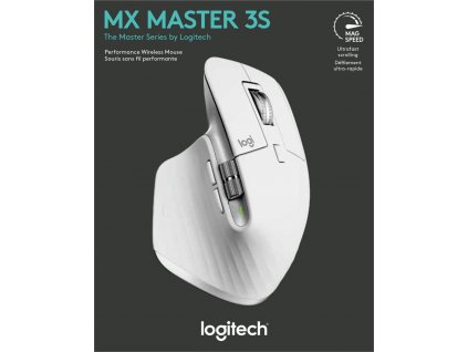 Logitech Wireless Mouse MX Master 3S, Pale gray
