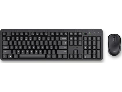 TRUST Set klávesnice + myš ODY II, Bezdrátový set, CZ/SK