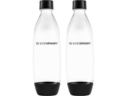 SodaStream TwinPack Fuse sada lahví, 2 kusy, 1 l, PET, černé