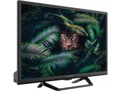 STRONG LED TV 24"/ SRT24HE4023C/ HD Ready/ 1366x768/ DVB-T2/C/S2/ H.265/HEVC/ 2x HDMI/ USB/ 12V/ centrální stojan/ E
