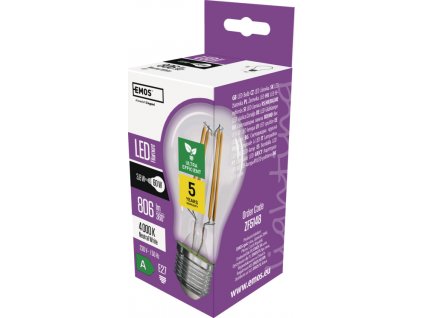 LED žárovka A60/E27/3,8W/60W/806lm/neutrální bílá