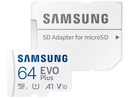 Samsung micro SDXC karta 64GB EVO Plus + SD adaptér