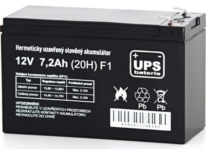 UPS baterie 12V 7,2Ah F1
