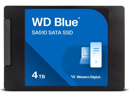 WD BLUE SSD 3D NAND WDS400T3B0A 4TB SATA/600, (R:560, W:530MB/s), 2.5"