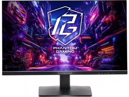 Phantom Gaming by Asrock monitor PG27QFT1B 27"/IPS/2560x1440/180Hz/400cd/m2/1ms/2xHDMI/DP/AMD FreeSync