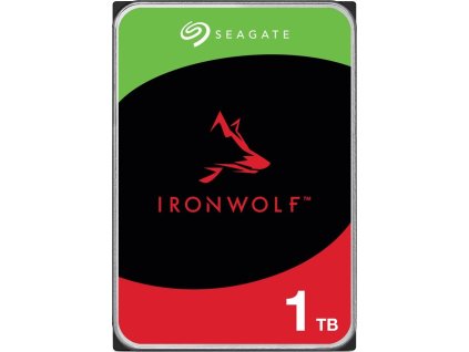 Seagate IronWolf 1TB HDD / ST1000VN008 / Interní 3,5" / 5400 rpm / SATA 6Gb/s / 256 MB