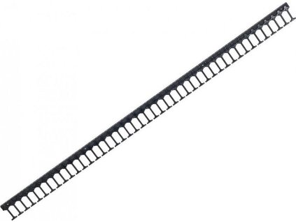 TRITON vertikální vyvazovací panel 42U, dvouřadý, pro rozvaděče šířky 800mm z řady RMA, RZA, RDA, RTA, RYA, černý