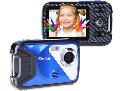 Rollei Sportsline 60 Plus/ 30 MPix/ 8x zoom/ 2,8" LCD/ FULL HD video/ Voděodolný 5m/ modrý