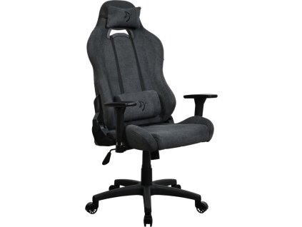 AROZZI herní židle TORRETTA Soft Fabric v2/ látkový povrch/ tmavě šedá