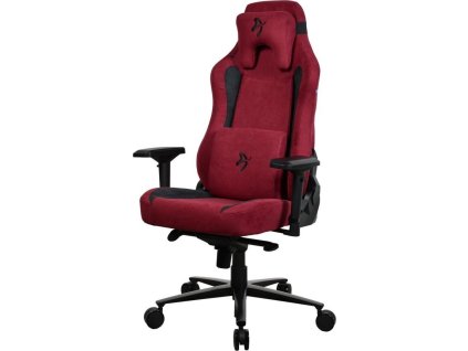 AROZZI herní židle VERNAZZA Supersoft Bordeaux/ látkový povrch/ vínová