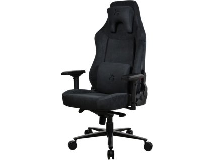 AROZZI herní židle VERNAZZA XL Supersoft Pure Black/ látkový povrch/ černá