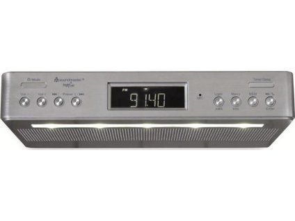 Soundmaster UR2045SI kuchyňské rádio s DAB+ / RDS / BT/  Duální alarm/ časovač / stříbrný
