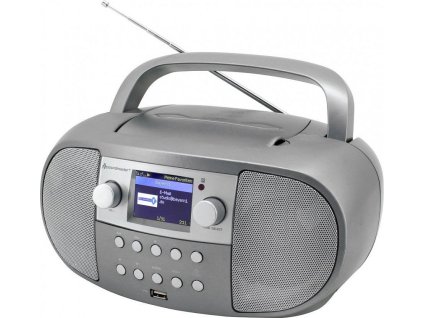 Soundmaster SCD7600TI/ DAB+/ Internet Wi-Fi rádio/ BT/ CD/ MP3/ LCD/ RDS/ USB/ AUX IN/ Stříbrný