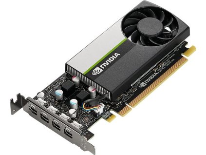 PNY QUADRO T1000 8GB / PCI-E / 8GB GDDR6 / 4x mini DP 1.4 / LowProfile