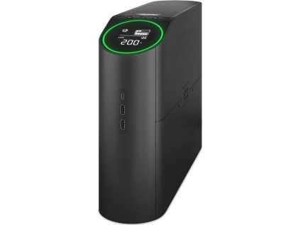APC Back-UPS Pro Gaming 2200VA, 6 Outlets, AVR, LCD Interface (1320W), 4x Schuko, 2x IEC C13, černá (Midnight)