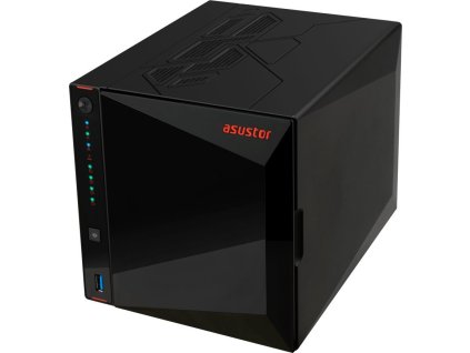 Asustor Nimbustor 4 Gen2  AS5404T 4 Bay NAS, Quad-Core 2.0GHz CPU, Dual 2.5GbE Ports, 4GB DDR4, Four M.2 SSD Slots (Disk