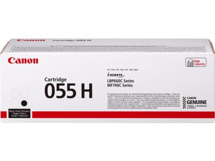 Canon  CRG-055HBk (černý, 7600str.) pro Canon MF742Cdw, MF744Cdw, MF746Cx, LBP663Cdw, LBP664Cx/K/