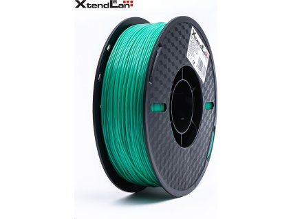 XtendLAN TPU filament 1,75mm průhledný zelený 1kg