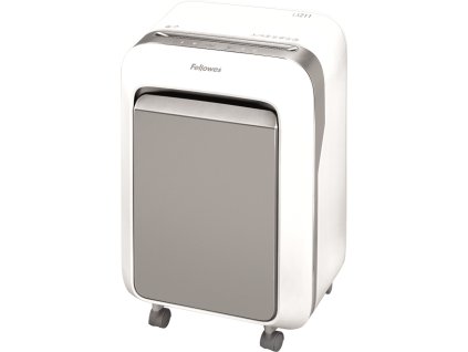 FELLOWES skartovač LX 211/ křížový řez 2x12mm/ objem koše 23 l/ stupeň utajení P-5 (tajné)/ bílý