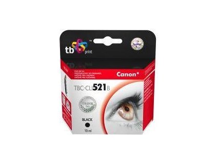 Ink. kazeta TB kompat. s Canon CLI-521Bk 100% new