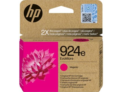 HP 924e EvoMore Magenta Original Ink Cartridge (800 pages)