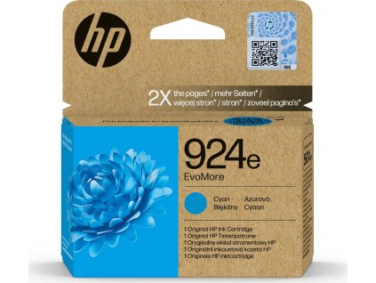HP 924e EvoMore Cyan Original Ink Cartridge (800 pages)