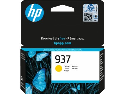 HP 937 Yellow Original Ink Cartridge (800 pages)