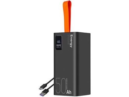 OBAL:ME EnergyPulse Powerbanka 50000mAh 22.5W Black