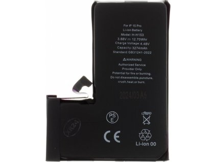 Baterie pro iPhone 15 Pro 3274mAh Li-Ion (Bulk)